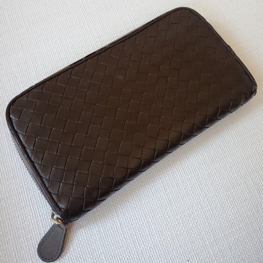 Bottega Veneta long zip wallet